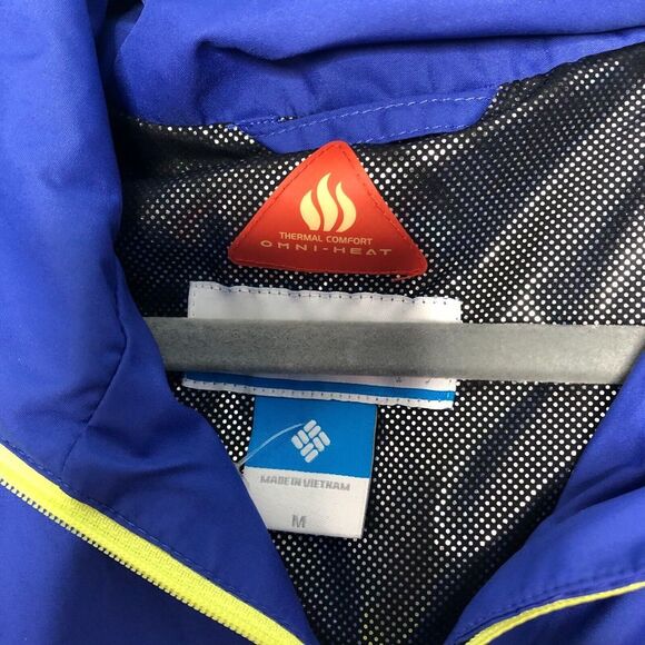 Columbia Jacket Womens Medium Purple Omni Heat Tech Winter Hooded Pockets - Picture 5 of 10